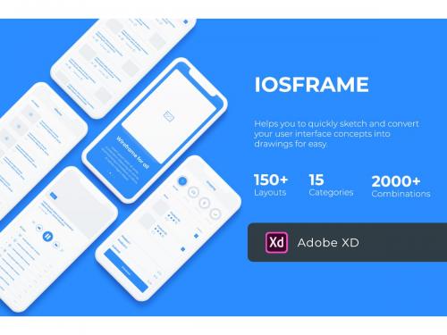 iOS Wireframe Mobile UIT KIT - XD Version - ios-wireframe-mobile-uit-kit-xd-version