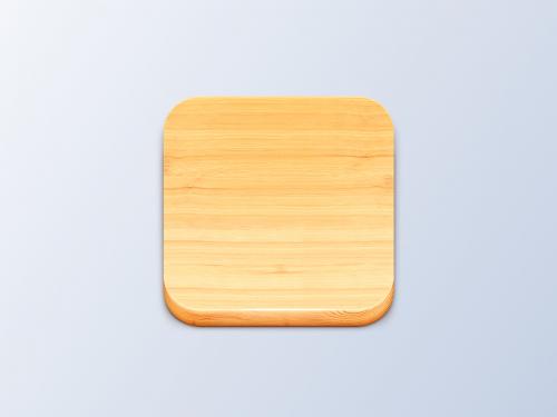 iOS Wood Icon Template - ios-wood-icon-template