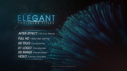 Videohive - Elegant Particles Titles