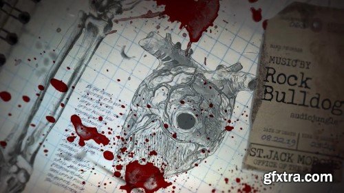 Videohive The Morgue Notes Opener 23480457
