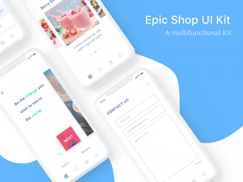 iPhone X Epic Shop UI - iphone-x-epic-shop-ui