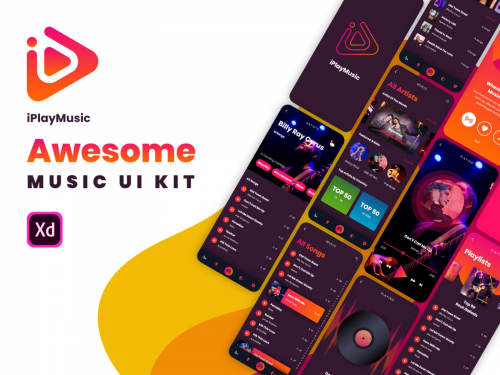 iPlay Music UI Kit - iplay-music-ui-kit