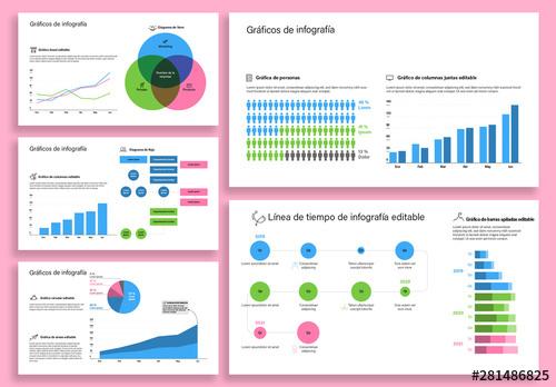 Conjunto de elementos de infografía - 281486825 - 281486825