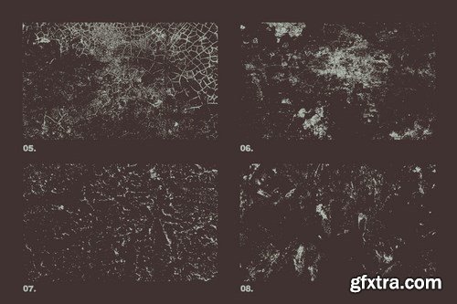 Vector Distressed Textures x12