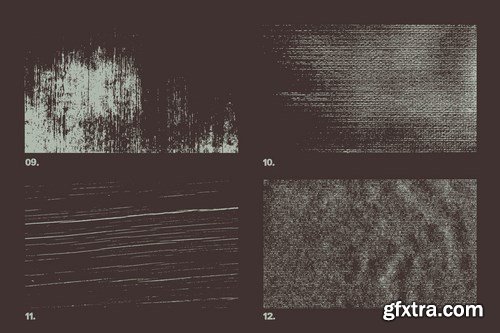 Vector Grunge Stripes Textures x12