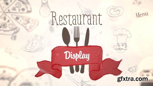 Videohive Restaurant Display 19609402