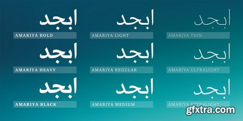 Amariya Arabic Font Family