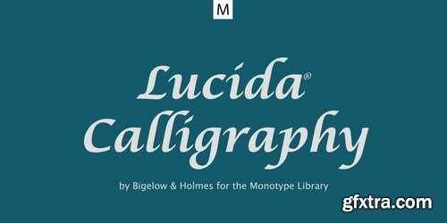 Lucida Calligraphy Font Family