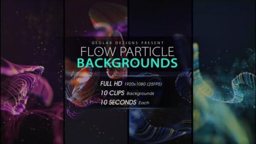 Videohive - Flow Particles Backgrounds