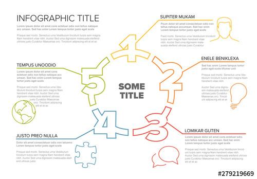 5 Step Circle Infographic - 279219669 - 279219669