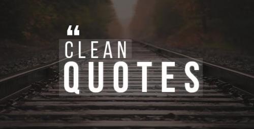 Videohive - 30 Clean Quotes Pack!