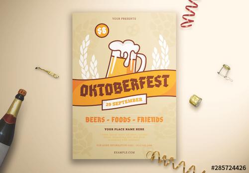 Oktober Festival Graphic Flyer Layout - 285724426 - 285724426