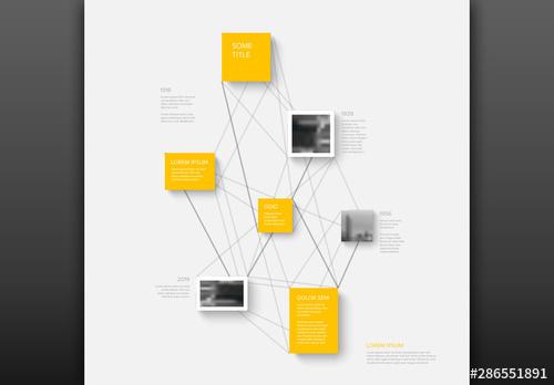 Yellow and Gray Adsctract Infographic Layout - 286551891 - 286551891