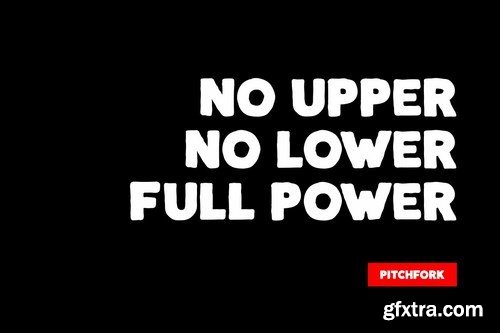 Pitchfork - Powerful Sport Font