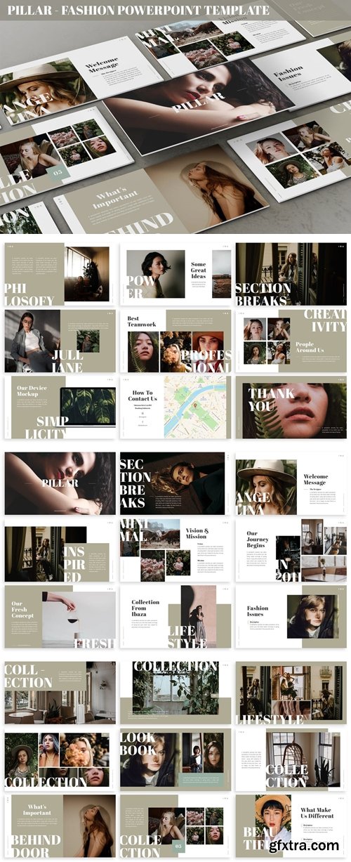 Pillar - Fashion Powerpoint Template