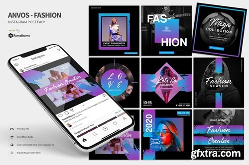 Anvos - Fashion and Activity Instagram Post HR