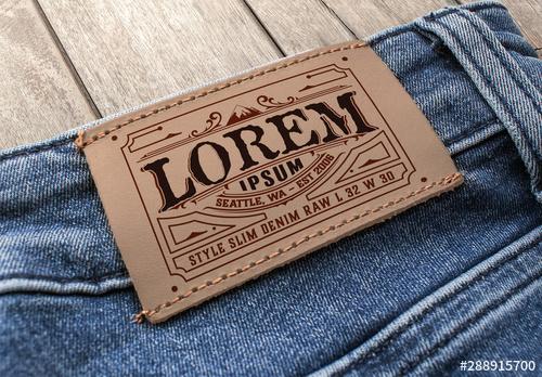 Vintage Jeans Label Layout - 288915700 - 288915700