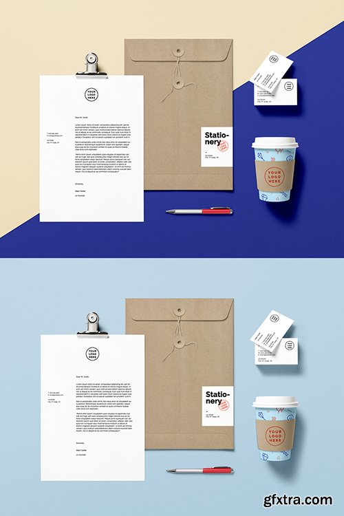 Stationery Branding Scene Mockup 119308515