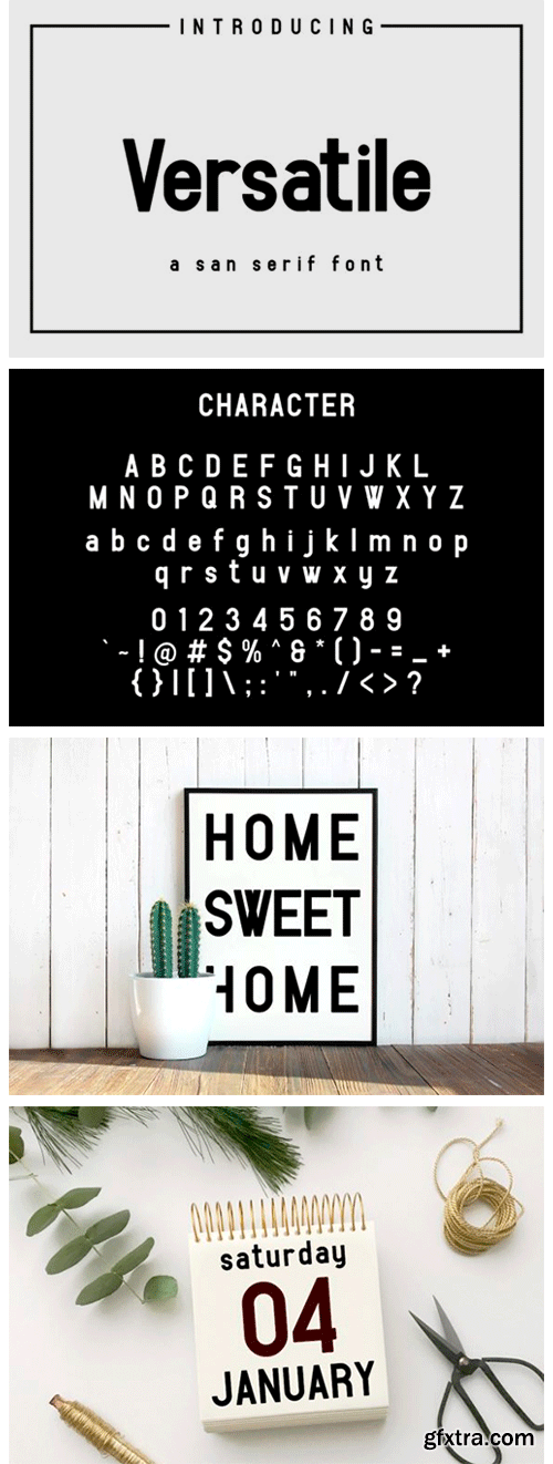 Versatile Font