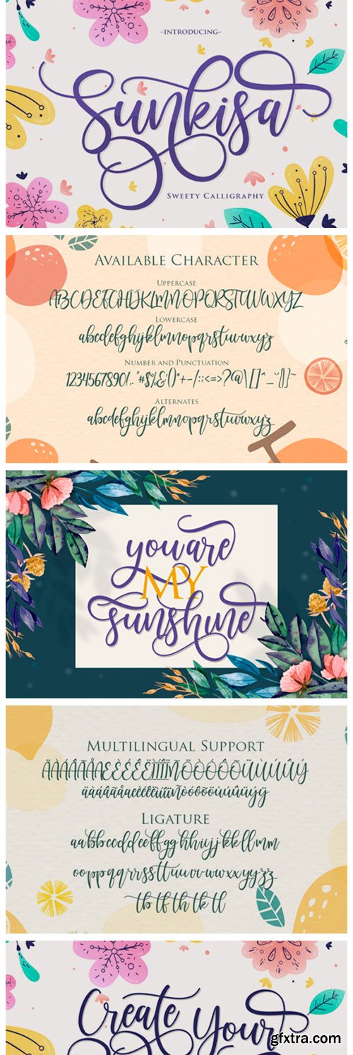 Sunkisa Font