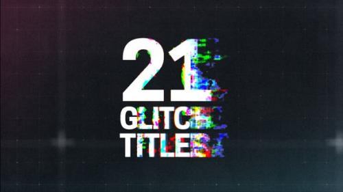 Videohive - Glitch Titles