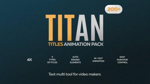 Videohive - Titan Titles Animation Pack