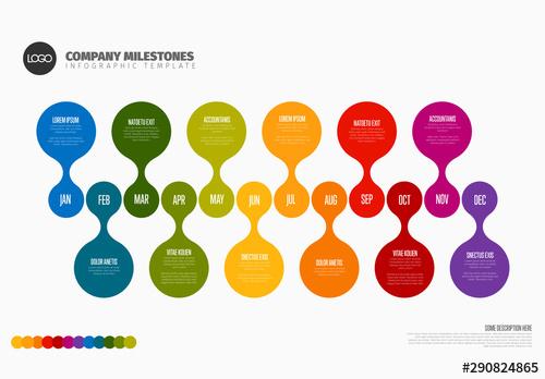 Annual Timeline Infographic - 290824865 - 290824865