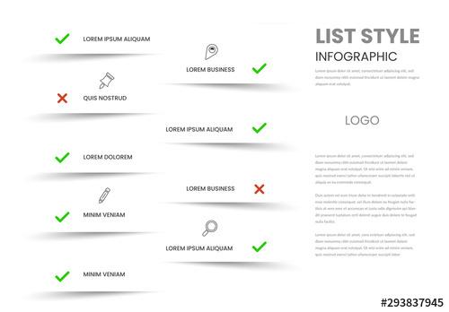 Paper Cut Effect Info Chart Layout - 293837945 - 293837945