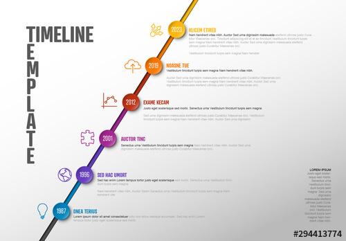 Info Chart Timeline Layout - 294413774 - 294413774