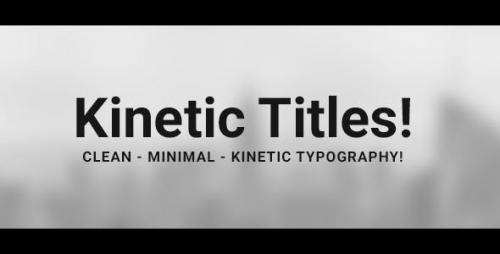 Videohive - 100 Clean &amp; Minimal Kinetic Typography