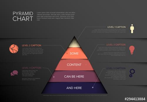 Pyramid Info Chart Diagram Layout - 294413884 - 294413884