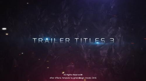 Videohive - Trailer Titles 3