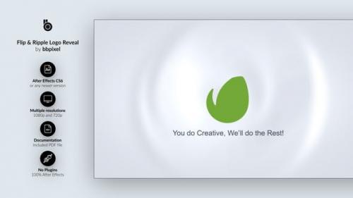 Videohive - Flip & Ripple Logo Reveal