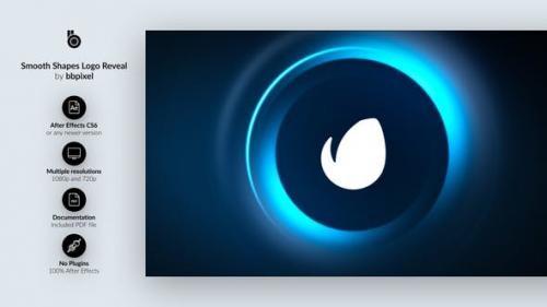 Videohive - Smooth Shapes Logo Reveal