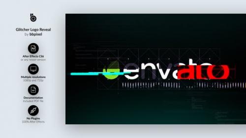 Videohive - Glitcher Logo Reveal