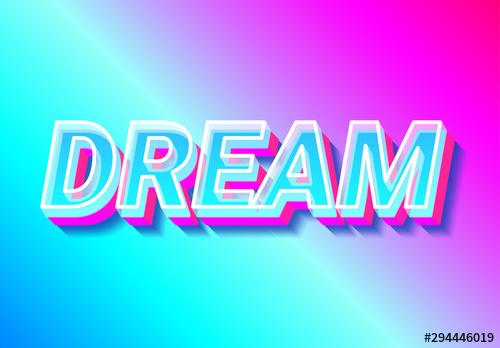 Pink and Blue Text Effect - 294446019 - 294446019