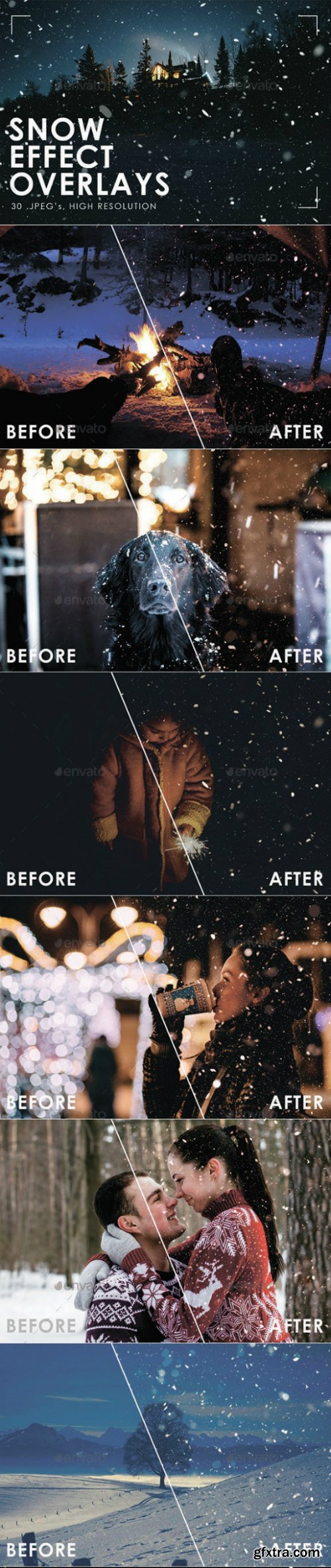 Graphicriver  Snow Effect Overlays 25262884