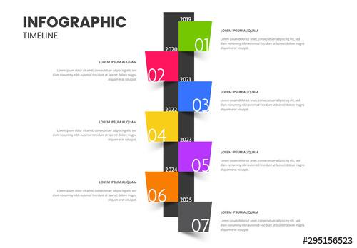 Vertical Timeline Layout - 295156523 - 295156523