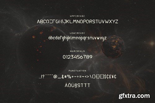 Alpha - Futuristic Display Typeface