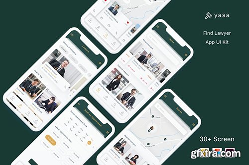 Yasa - Find Lawyer App UI Kit