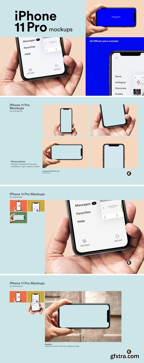 iPhone 11 Pro Mockups