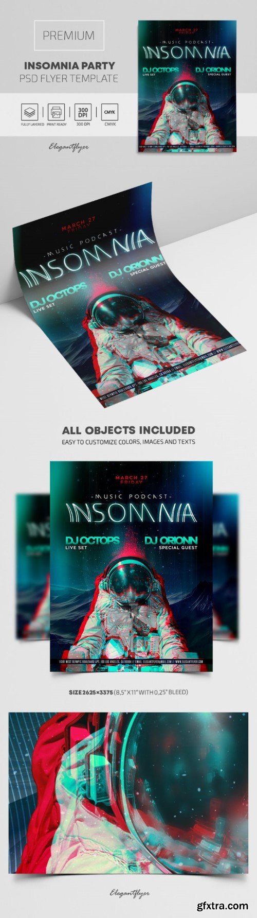 Insomnia Party – Premium PSD Flyer Template