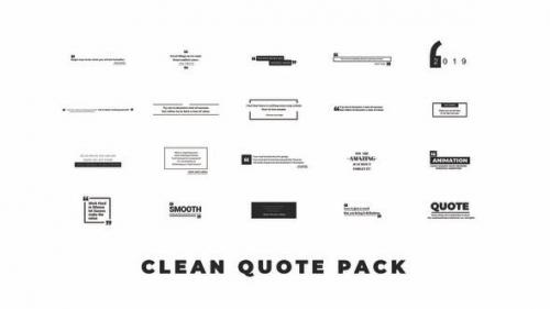 Videohive - Clean Quotes For Premiere Pro