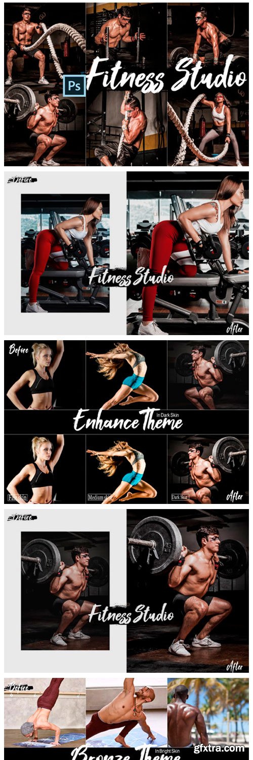 Fitness Studio Desktop Lightroom Presets 2449228