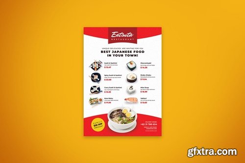 Restaurant Menu Promo Flyer