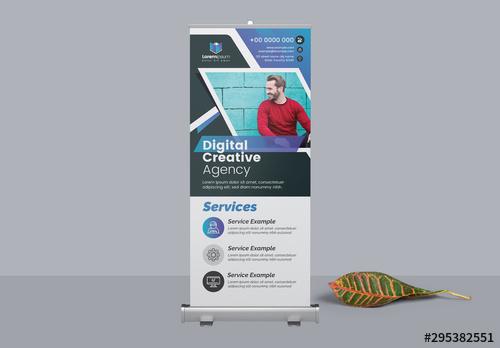 Corporate Roll Up Banner Template - 295382551 - 295382551