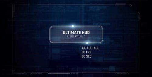 Videohive - 103 Footage Hud Pack/ Circles/ Lines/ Markers and Call-outs/ Text Placeholder/ Interface and UI