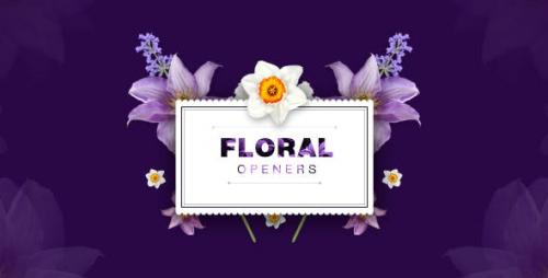 Videohive - Floral 8 Opening Footages/ Glamour Wedding Titles/ Flowers and Shapes/ Vintage and Hipster/ Romantic