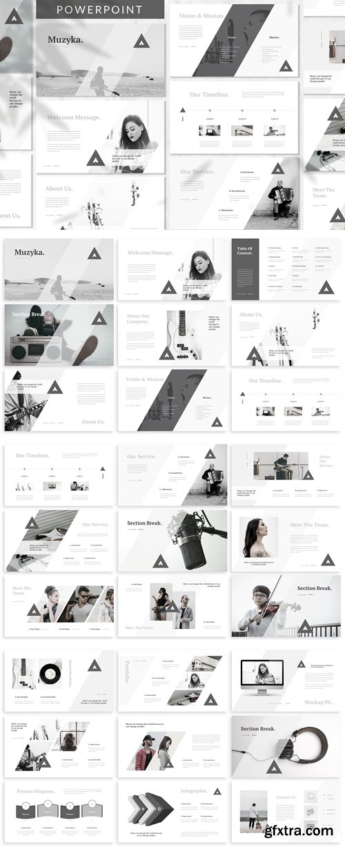 Muzyka - Music Powerpoint Template