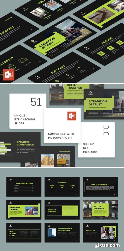 Shipping PowerPoint Presentation Template